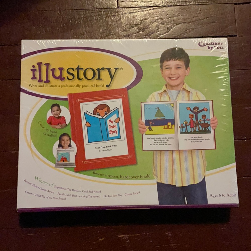 New Illustory Creations by You, Write/Publish Book, Ages 6 to Adult